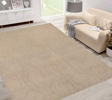 handmade Transitional Kafkaz Chobi Ziegler Gray Tan Hand Knotted RECTANGLE WOOL&SILK area rug 8 x 10